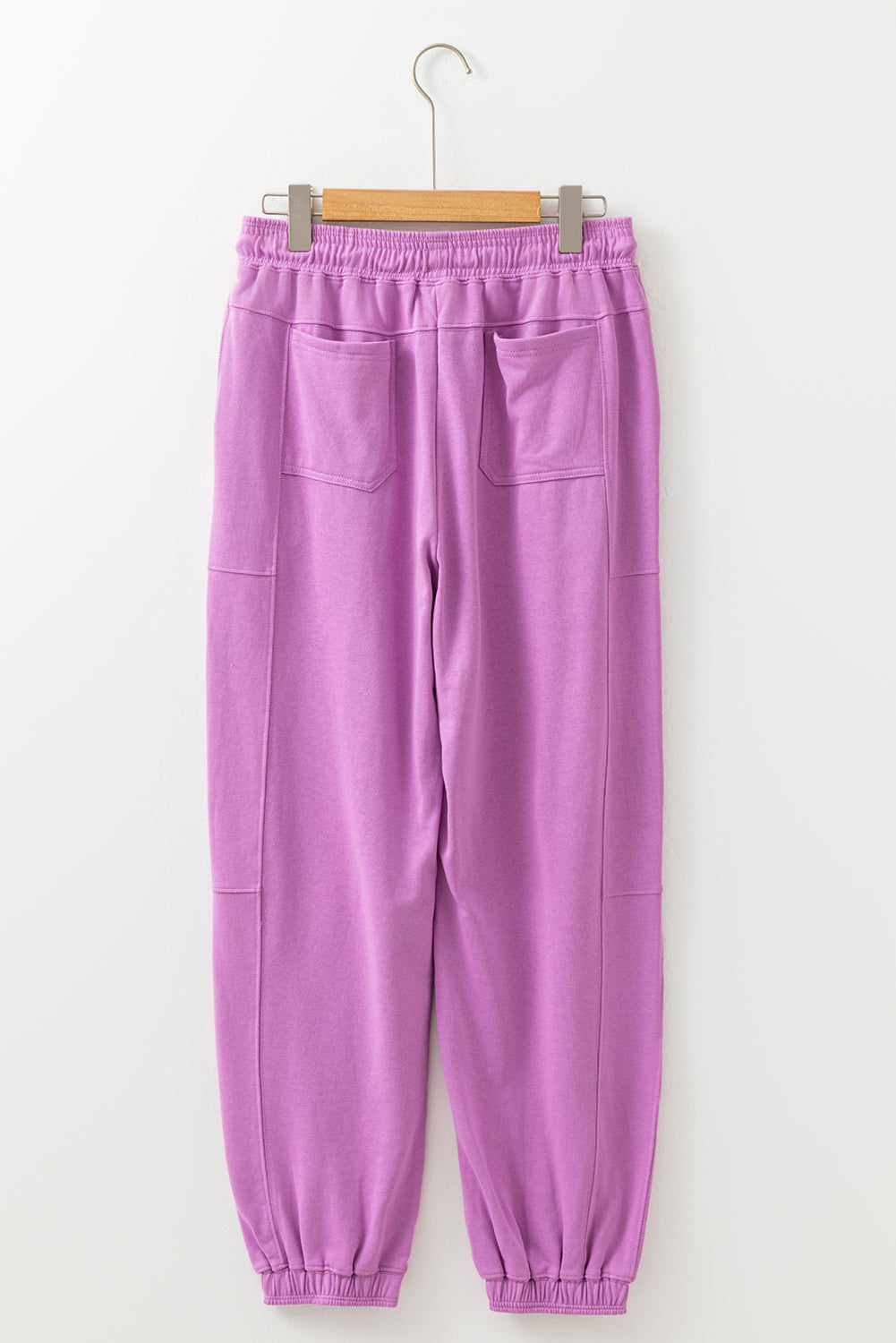 Lilac Drawstring Jogger Pants