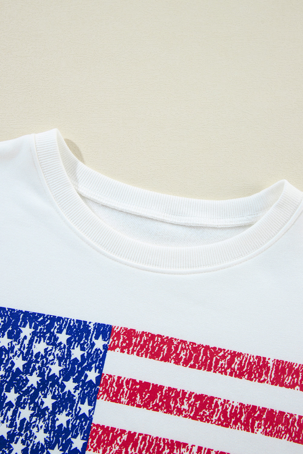 White American Flag Sweatshirt