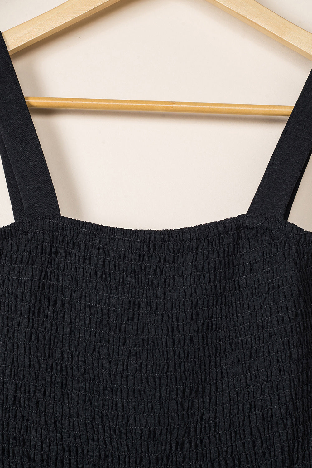 Black Sleeveless Wide Leg Jumpsuit with Pockets