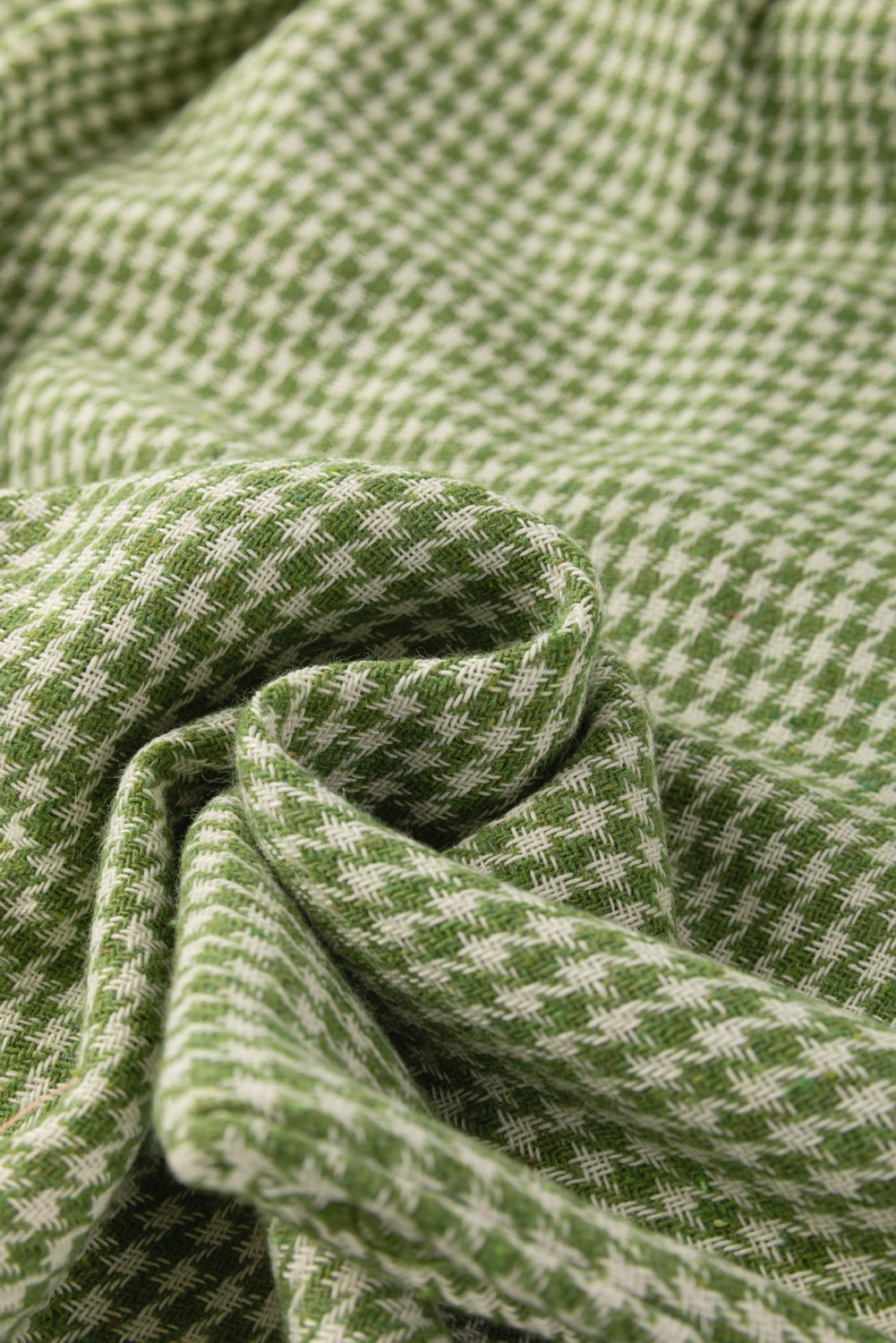 Green Gingham Wide Leg Loose Overall