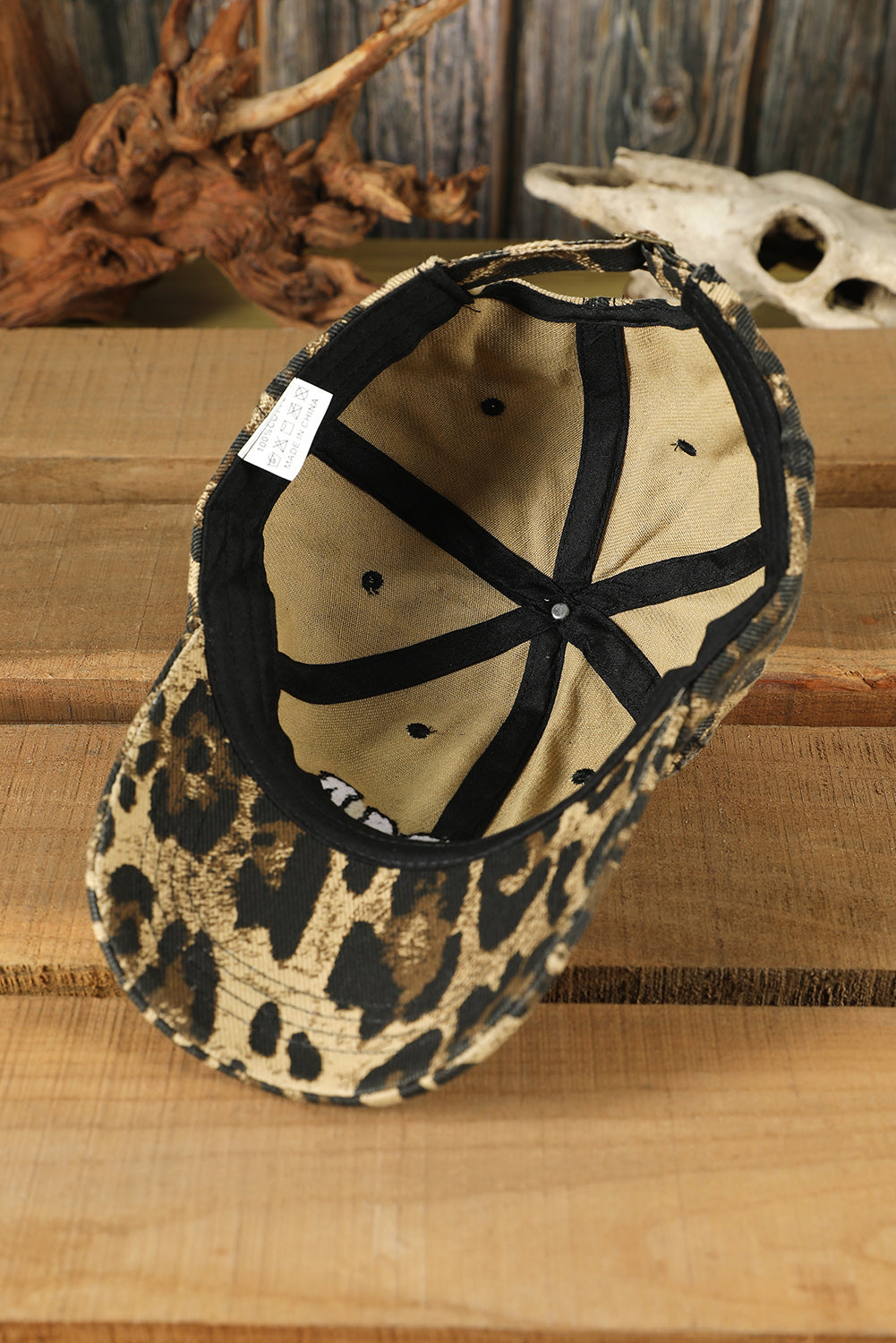 Leopard ‘MAMA’ Embroidered Hat