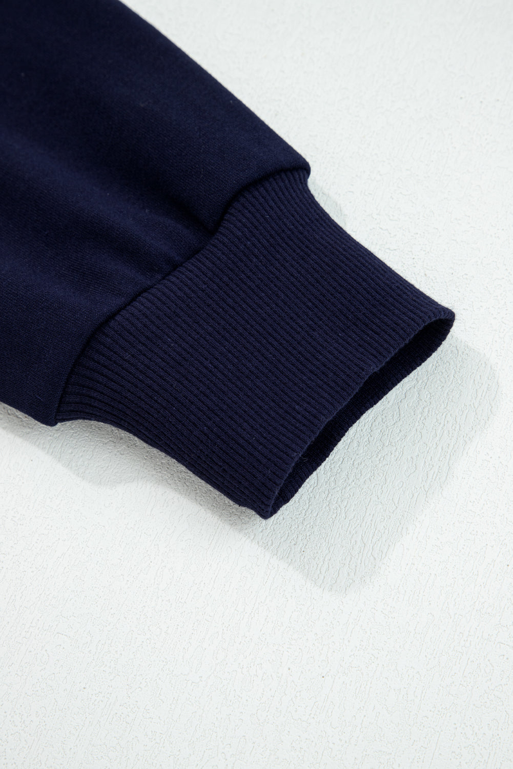 Navy Blue ‘CLASSY UNTIL KICKOFF’ Patched Sweatshirt