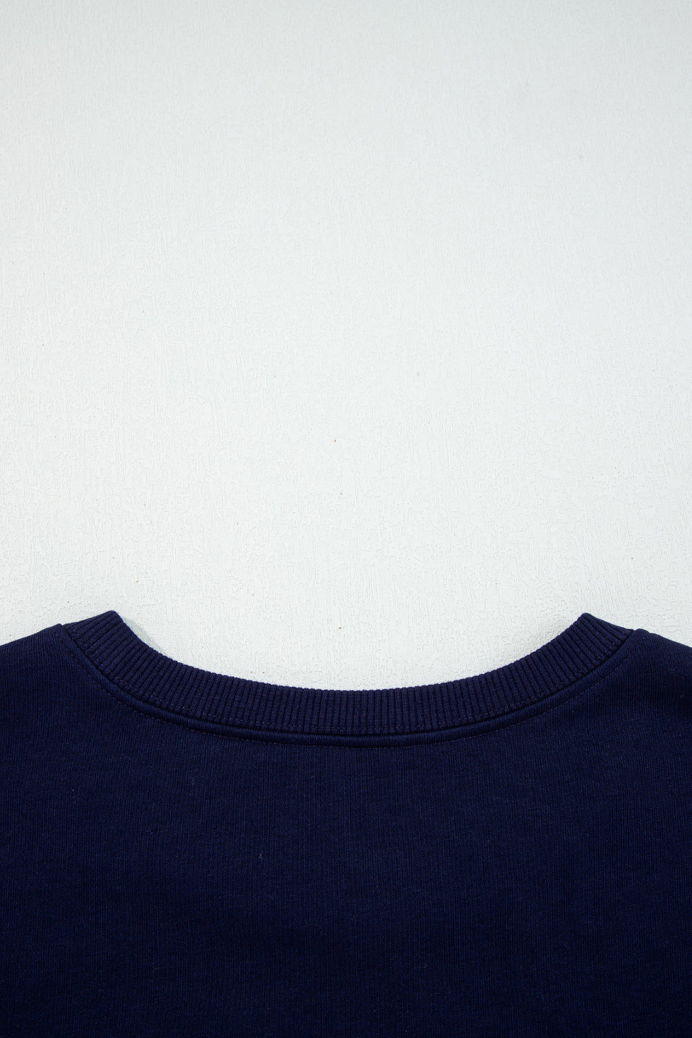 Navy Blue ‘CLASSY UNTIL KICKOFF’ Patched Sweatshirt