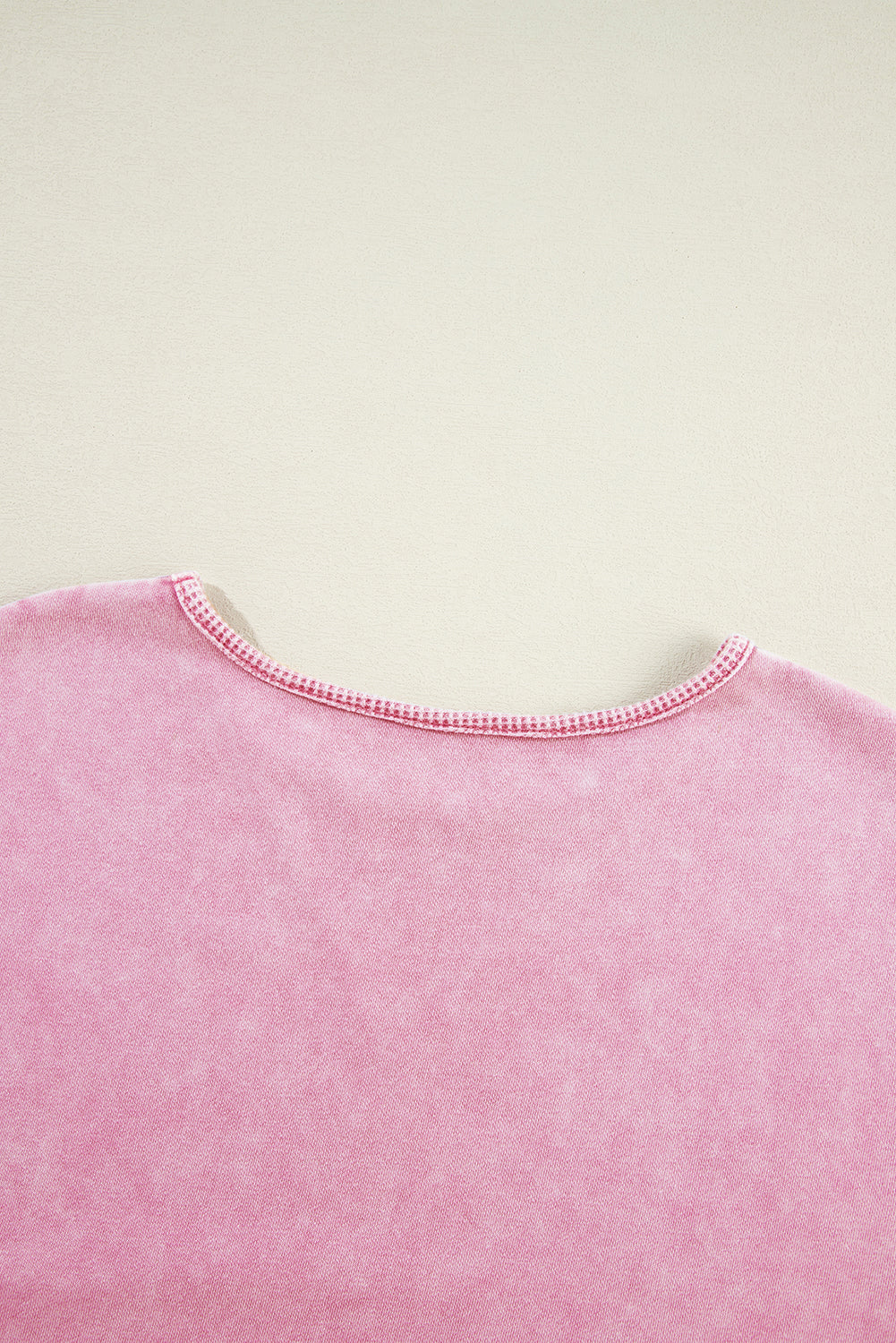 Pink Mineral Wash Sweatshirt