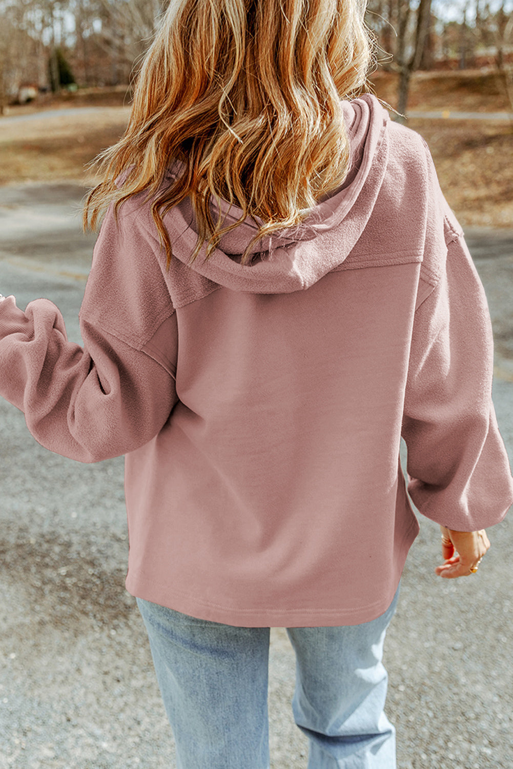 Pink Flap Pocket Zip Up Jacket
