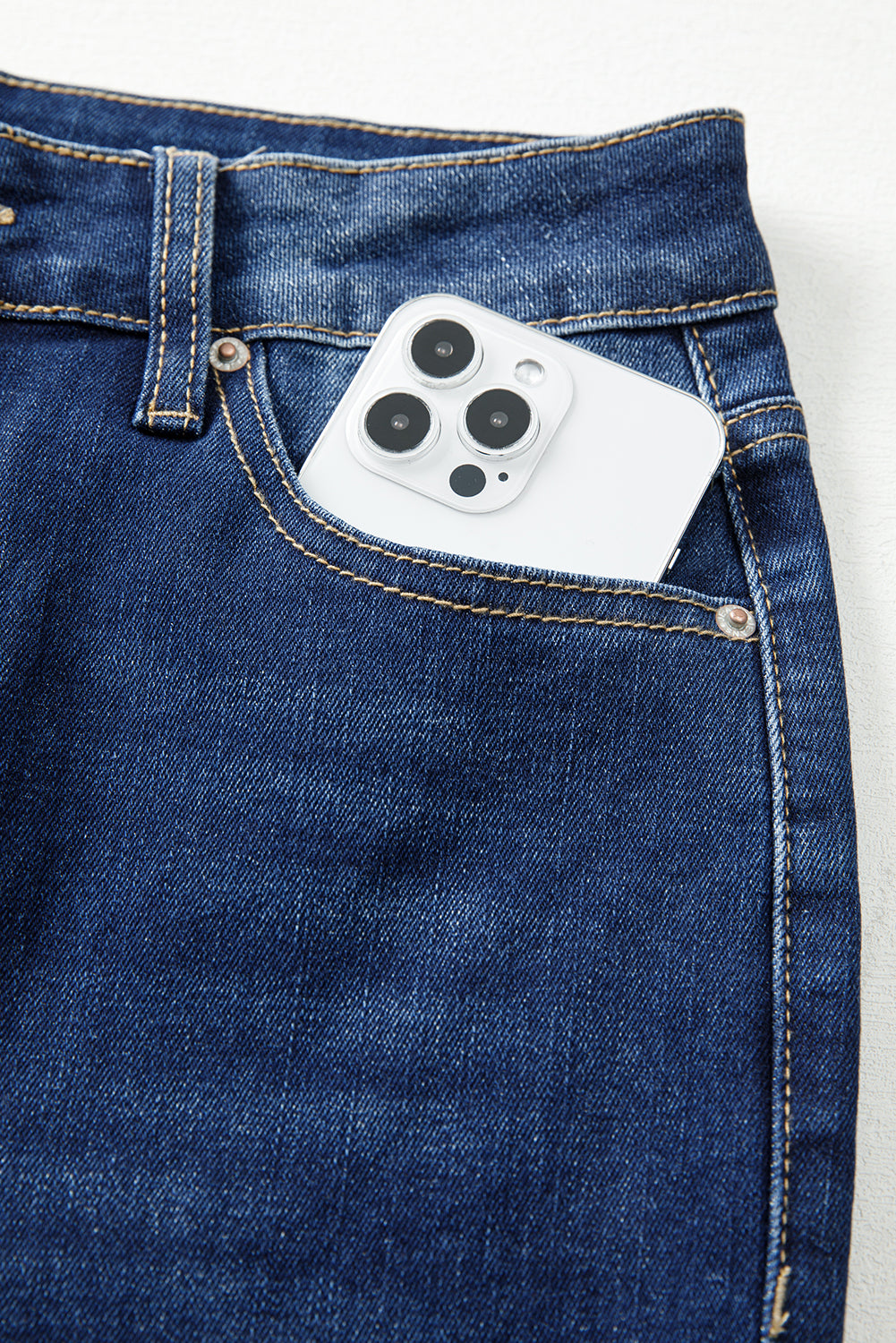 ‘Jennifer’ Stitch Pocket Bootcut Jeans
