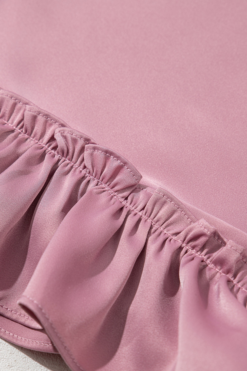 Pink Ruffle Sleeve Top