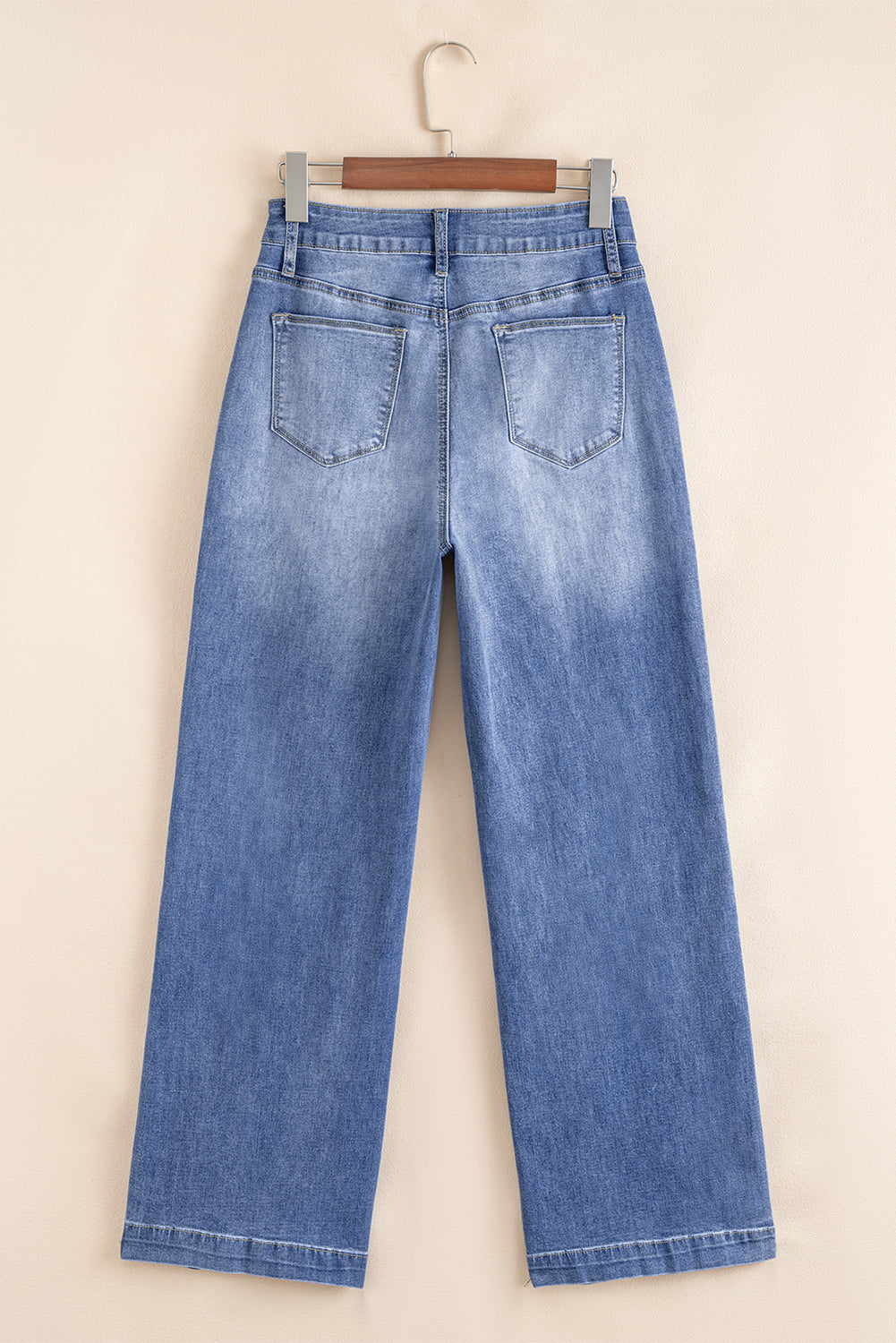 Tailored Center Seam Loose High Rise Jeans