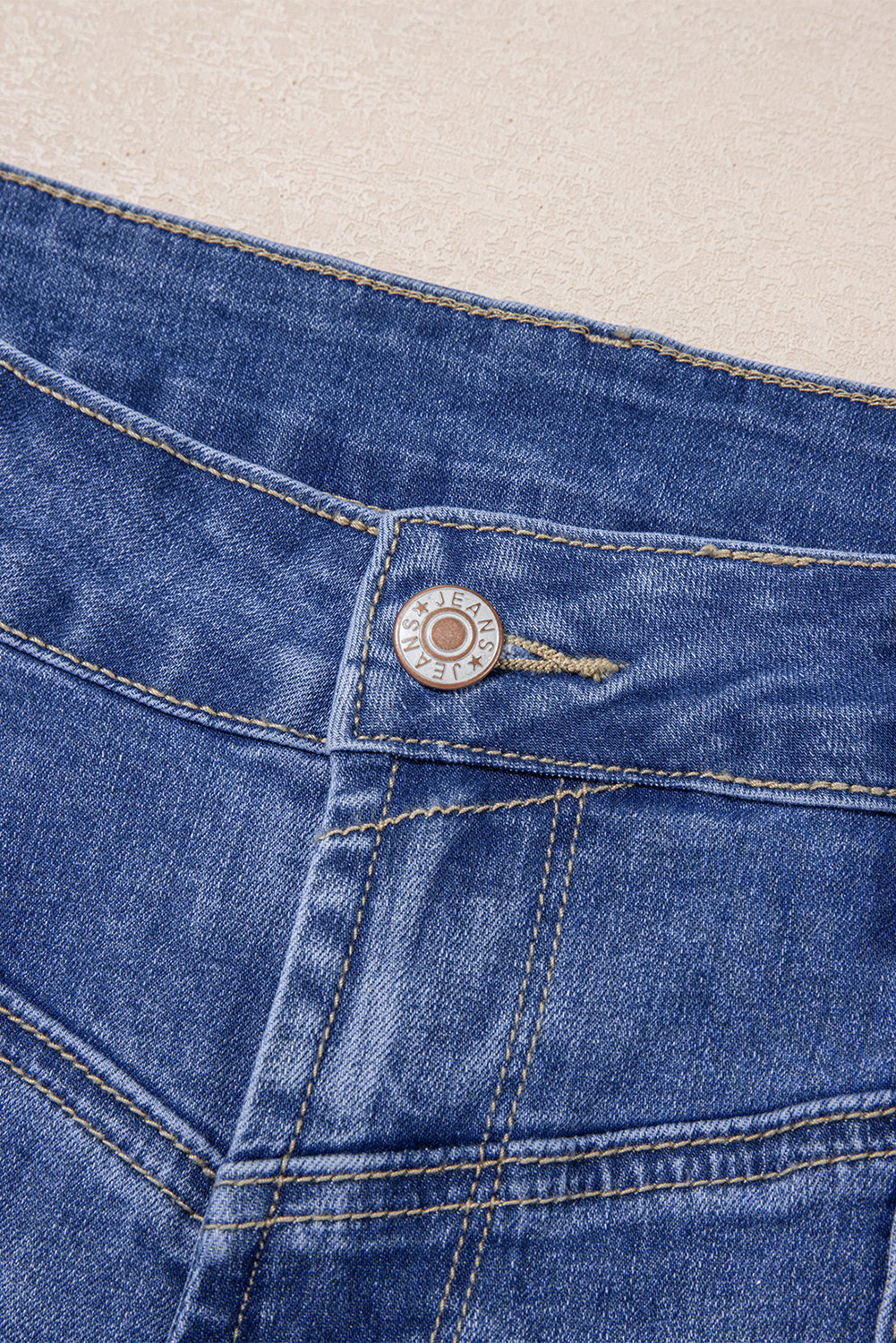 Tailored Center Seam Loose High Rise Jeans