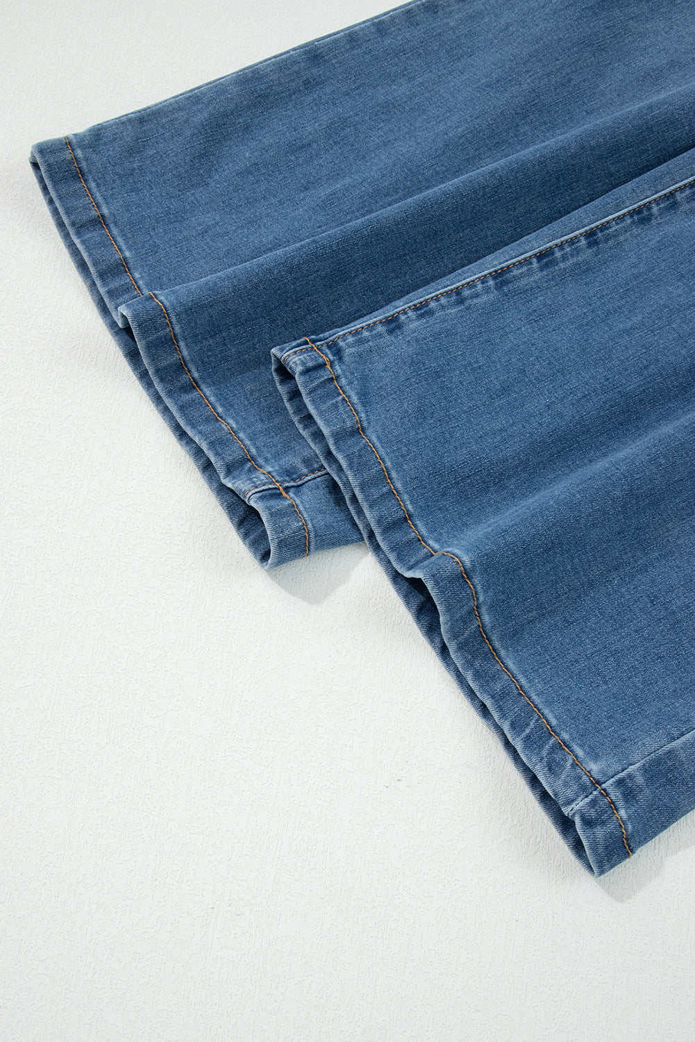 ‘Andrea’ Bareback High Waist Wide Leg Jeans