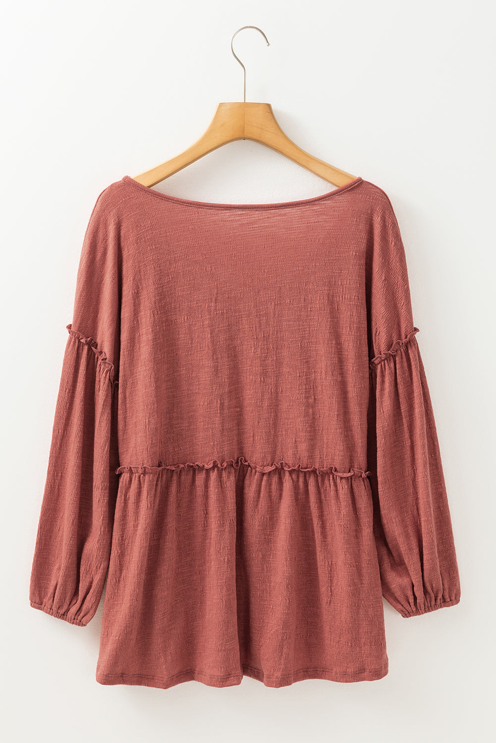 Mineral Red Puff Sleeve Blouse