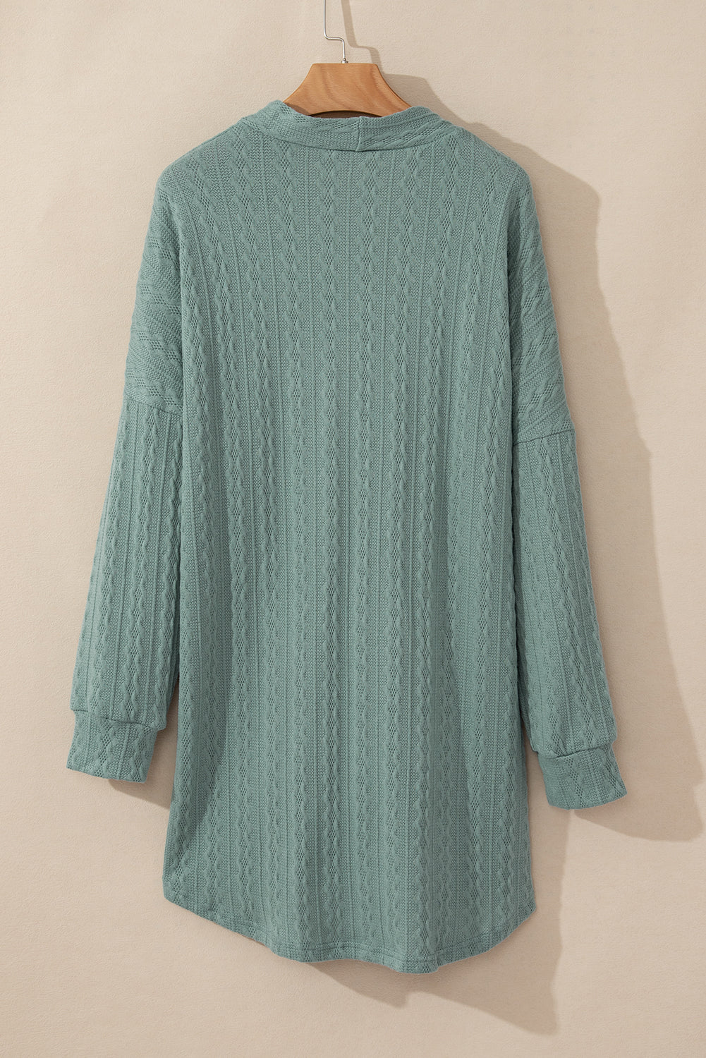 Canton Textured Knit Open Front Cardigan