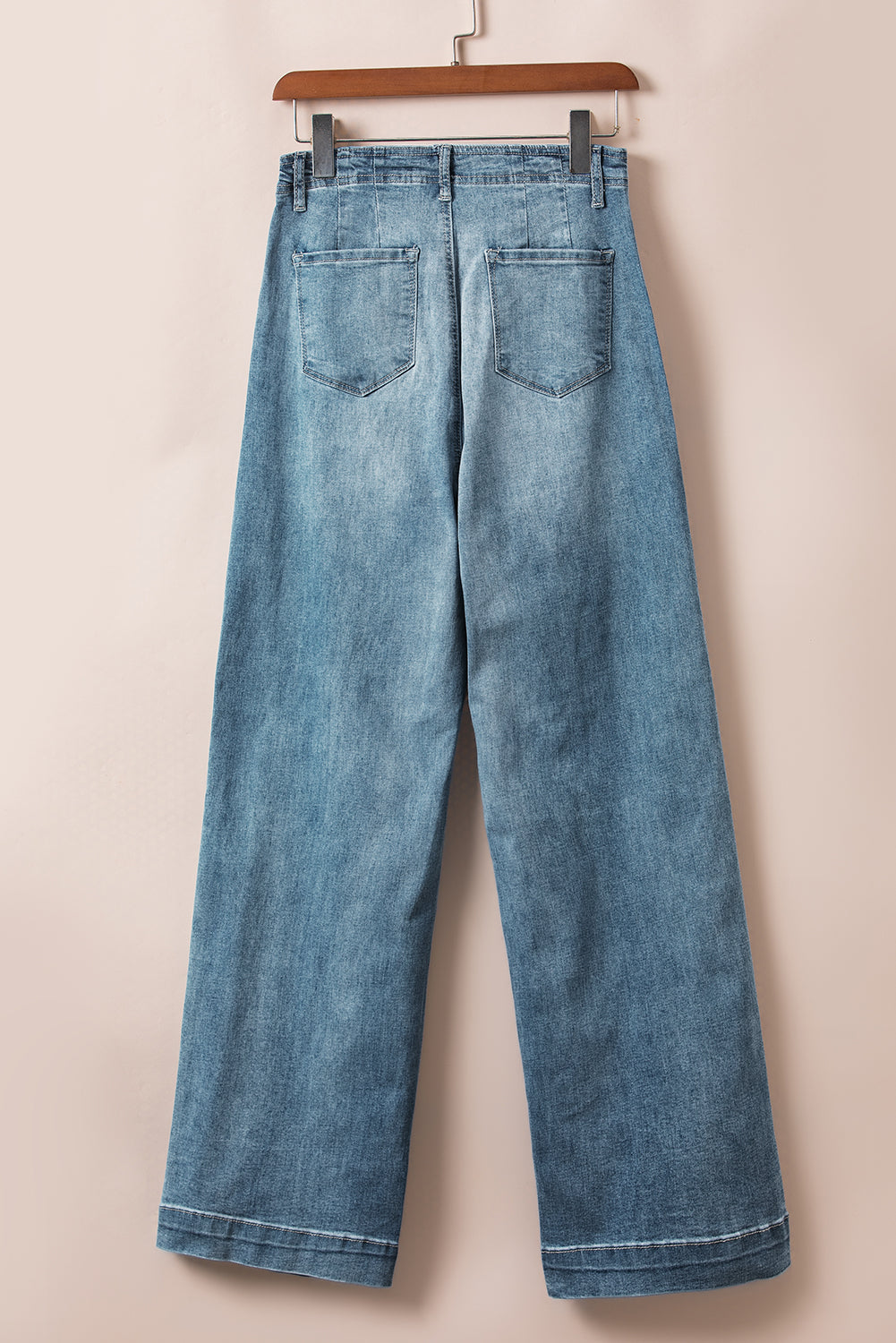 ‘Delilah’ Medium Wash Straight Loose Leg Jeans