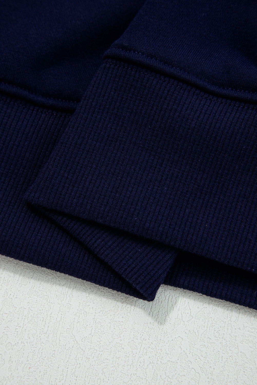 Navy Blue ‘CLASSY UNTIL KICKOFF’ Patched Sweatshirt