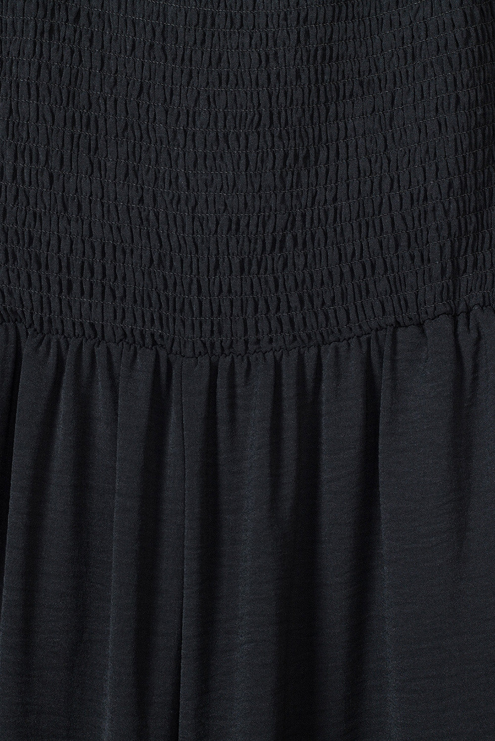Black Sleeveless Wide Leg Jumpsuit with Pockets