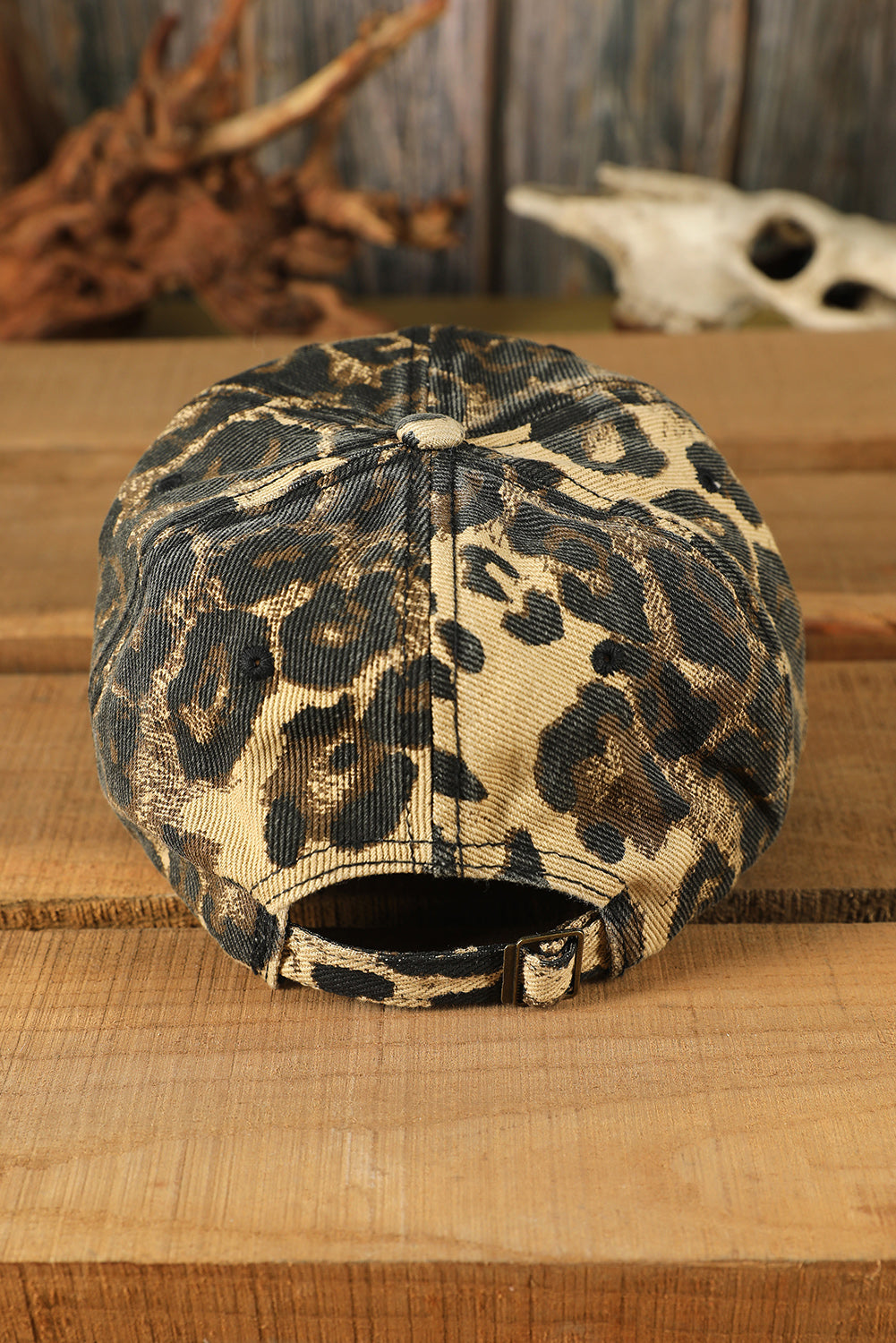 Leopard ‘MAMA’ Embroidered Hat
