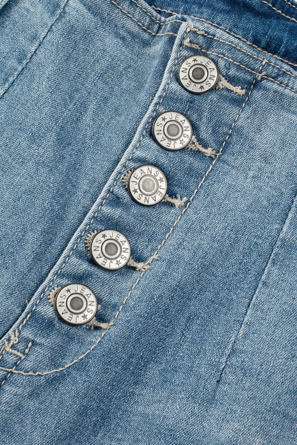 ‘Delilah’ Medium Wash Straight Loose Leg Jeans