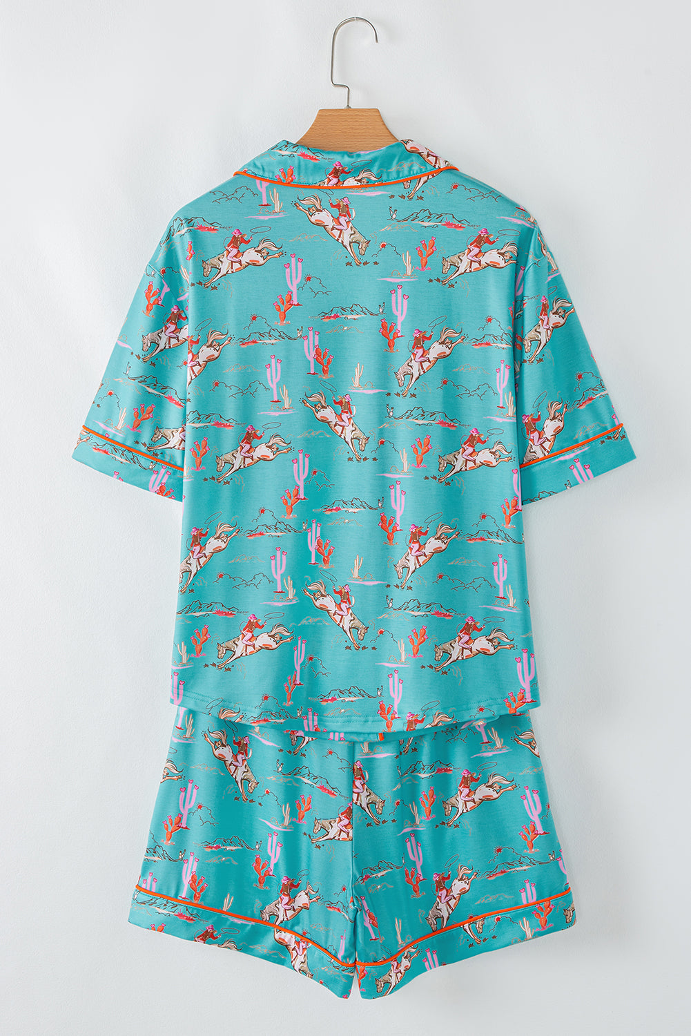 Aruba Blue Cowgirl Pajama Set