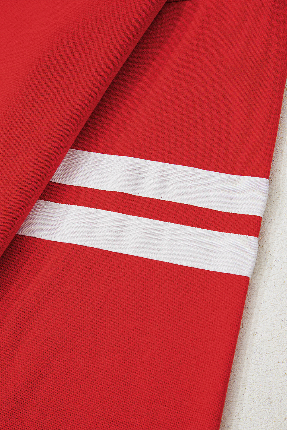 Red Glitter Trim ‘GAME DAY’ Oversized Sweatshirt